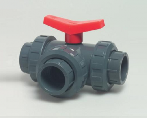 PE 3-Way Kogelkraan, Huishoudelijke Industriële Watervoorziening Accessoires DE Pijpverbinding 20mm 25mm 32mm 40mm 50mm Buitendiameter (25mm