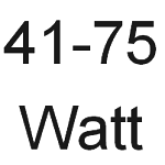 41 - 75 watt